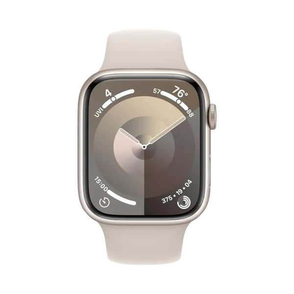 Apple Watch Series 9 - Alüminyum - 45mm - Cellular - Yıldız Işığı - 2