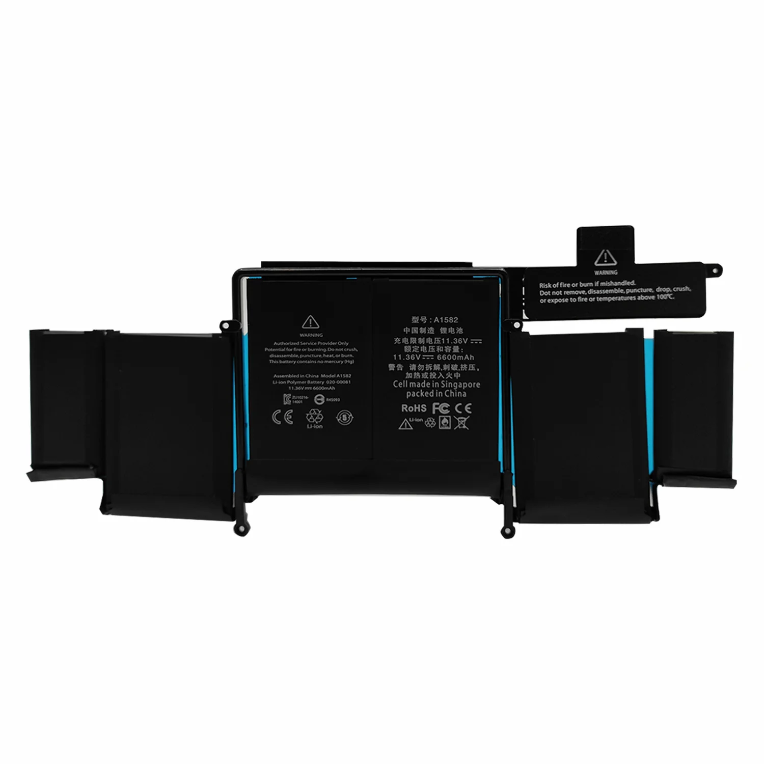 Teknonet Apple MacBook Pro Retina 13 A1706-A1708-A1989 Uyumlu Nettech A1582 6600 MAh Batarya NT-93112