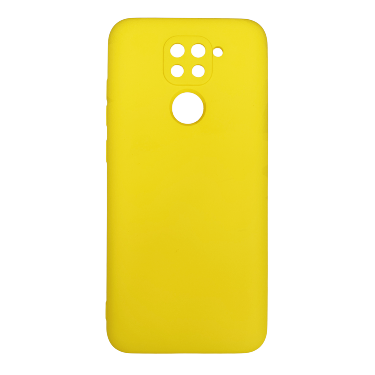 Nettech Xiaomi Redmi Note 9 Uyumlu Nano Arka Koruma Kılıf (Sarı) NT-82670