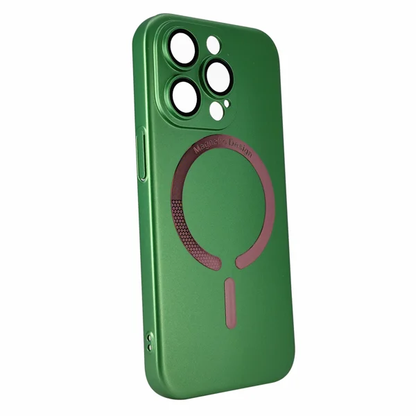 Nettech Apple iPhone 13 Pro Uyumlu Lüx MagSafe Arka Koruma Kılıf (Yeşil) NT-98024 - 2