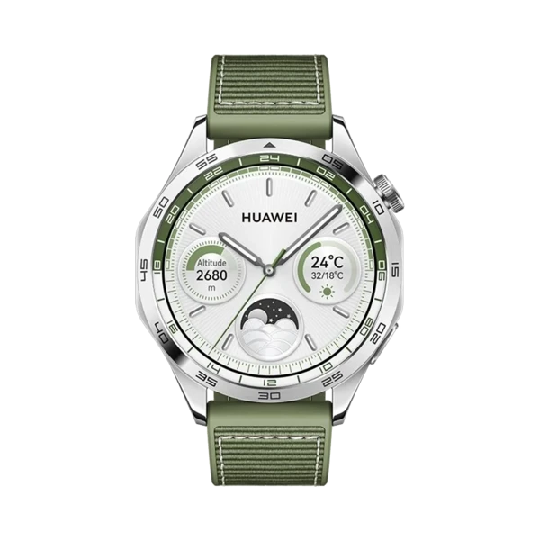 Huawei Watch GT 4 - Paslanmaz Çelik - 46mm - GPS - Yeşil - 2