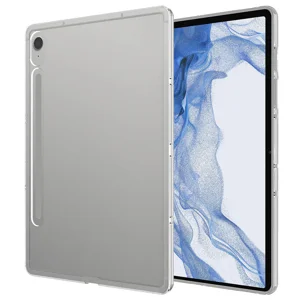 Galaxy Tab S8 Kılıf Zore Tablet Süper Silikon Kapak - Renksiz