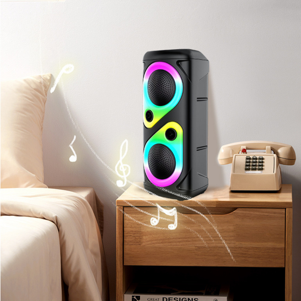 Blueseed BS-105 Party Box Kablosuz Hoparlör - Speaker (Siyah) NT-108806 - 3
