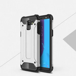 Galaxy J6 Kılıf Zore Crash Silikon Kapak - Gri