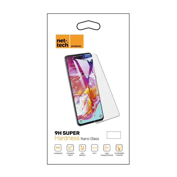 Nettech Apple iPhone 8 Plus Uyumlu Ön Koruma Nano Ekran Koruyucu (Şeffaf) NT-14118