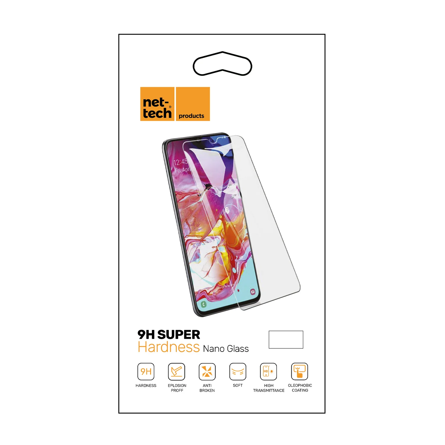 Nettech Apple iPhone 8 Plus Uyumlu Ön Koruma Nano Ekran Koruyucu (Şeffaf) NT-14118