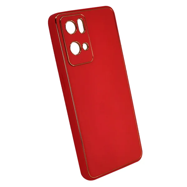 Nettech Oppo Reno 7 pro Uyumlu Coco Leather Seri Arka Koruma Kılıf (Kırmızı) NT-93639 - 2