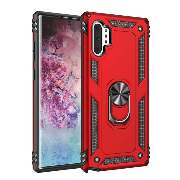 Galaxy Note 10 Plus Kılıf Zore Vega Kapak - Kırmızı - 1