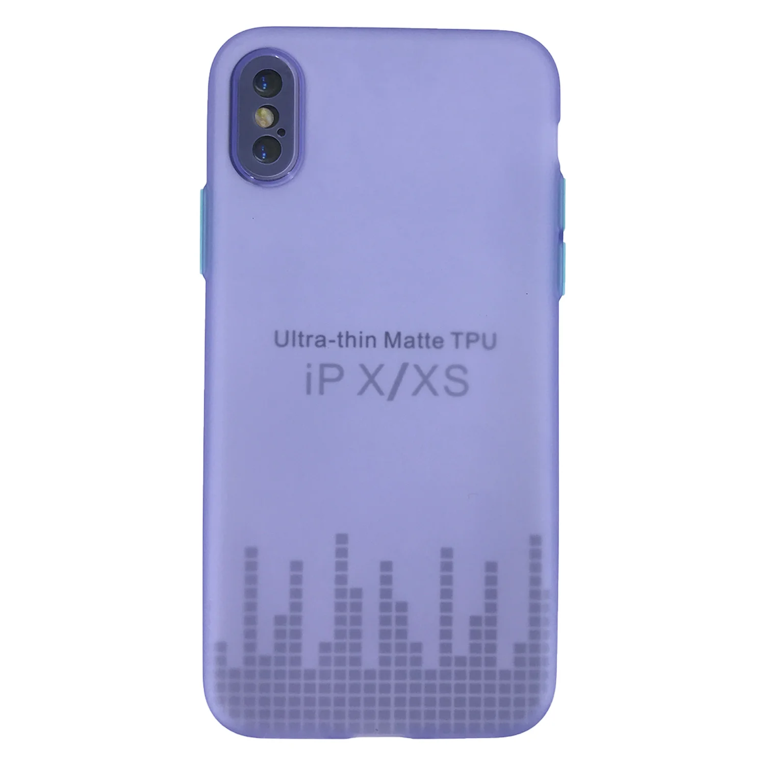 Nettech Apple iPhone X Uyumlu Ultra Slim Arka Koruma Kılıf (Lila) NT-90646