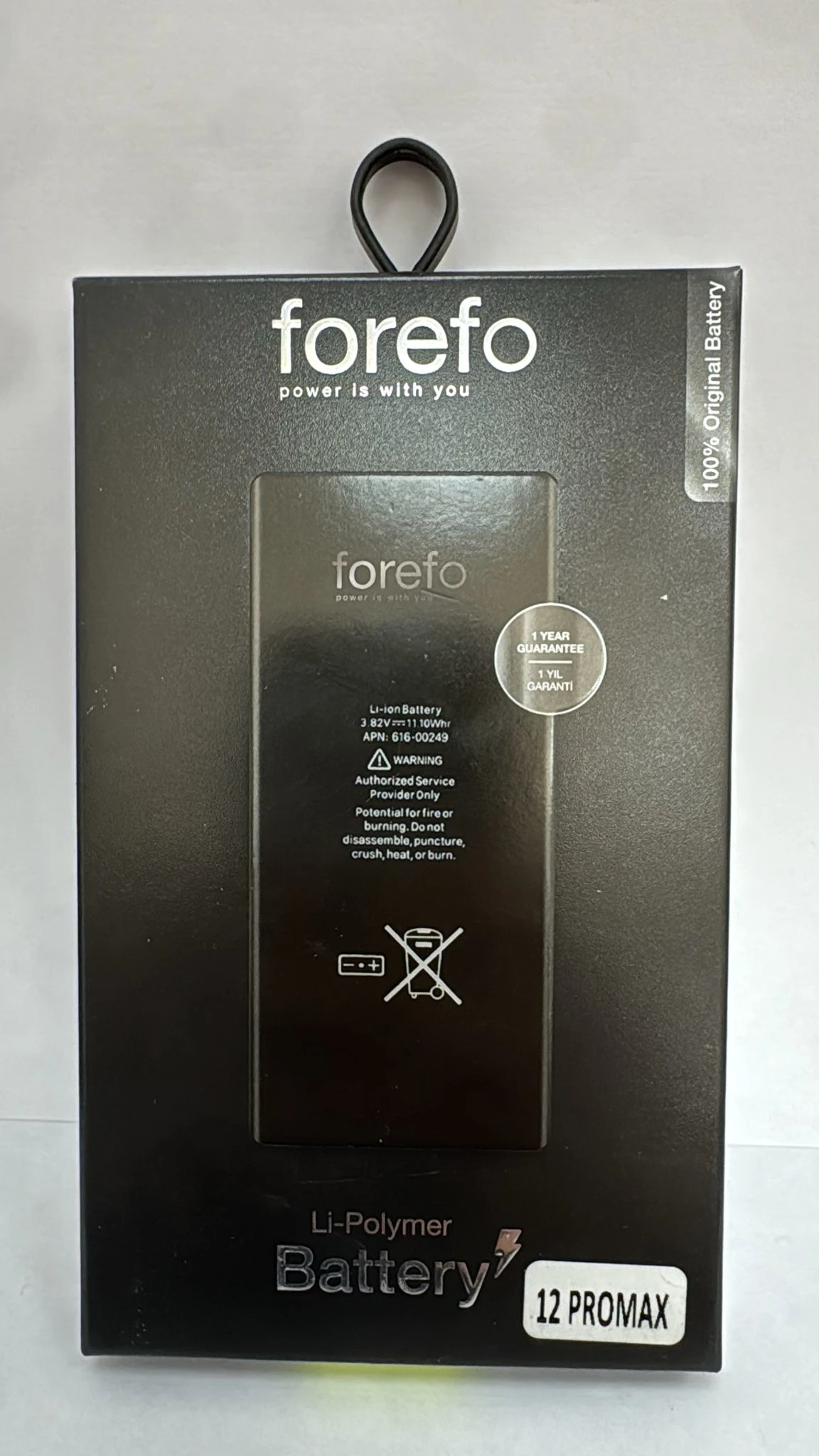 12 Pro Max Güçlendirilmiş Pil