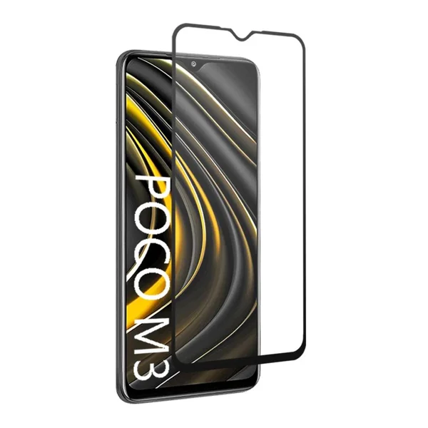 Nettech Xiaomi Poco M3 Uyumlu Ön Koruma Mat Seramik Nano Ekran Koruyucu (Siyah) NT-88489 - 1