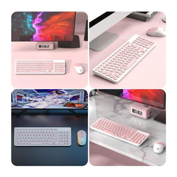 FD İK6631 Office Klavye + Mouse (Gri) NT-105008 - 2
