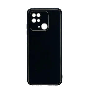 Nettech Xiaomi Redmi 9C Uyumlu Coco Leather Seri Arka Koruma Kılıf (Siyah) NT-90607