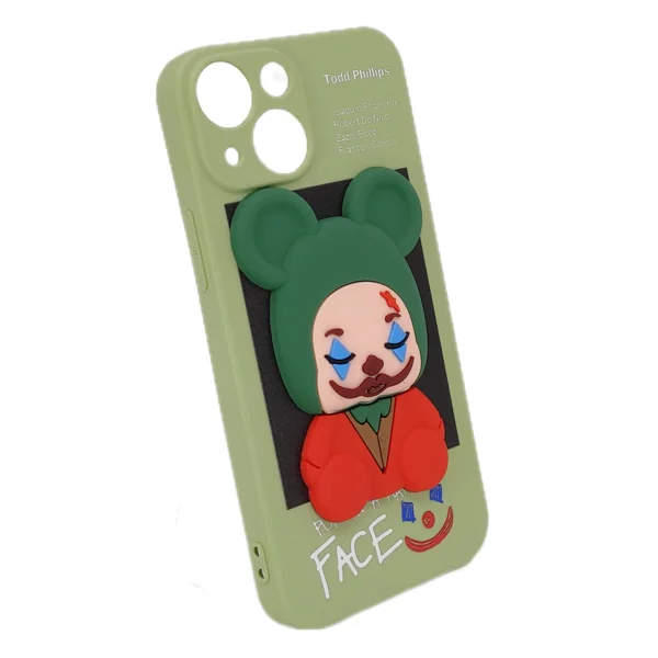 Nettech Apple iPhone 13 Mini Uyumlu Three D Case Seri Arka Koruma Kılıf (Yeşil) NT-95096 - 2