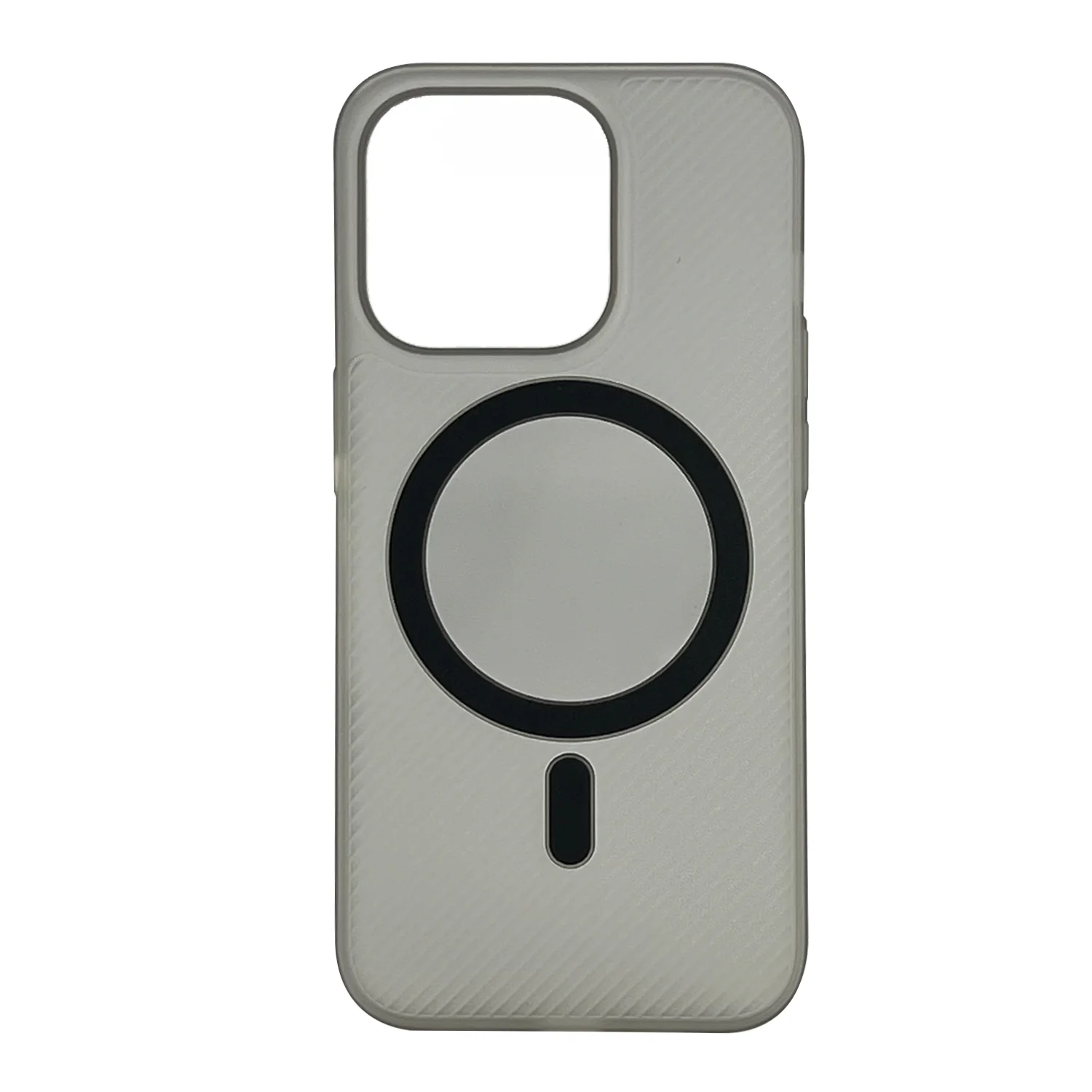 Nettech Apple iPhone 15 Pro Uyumlu NT-N010 Slim Magsafe Arka Koruma Kılıf (Gri) NT-104506