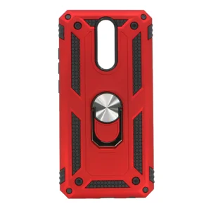 Nettech Xiaomi Redmi 8 Uyumlu Panzer Seri Arka Koruma Kılıf (Kırmızı) NT-79561