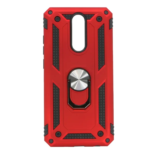 Nettech Xiaomi Redmi 8 Uyumlu Panzer Seri Arka Koruma Kılıf (Kırmızı) NT-79561 - 1