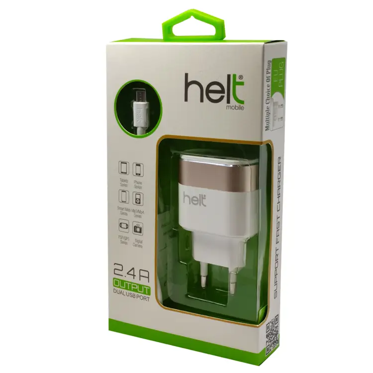 Helt HT-12 10W 2400 mAh Micro Kablo + Şarj Aleti (Beyaz) NT-14577