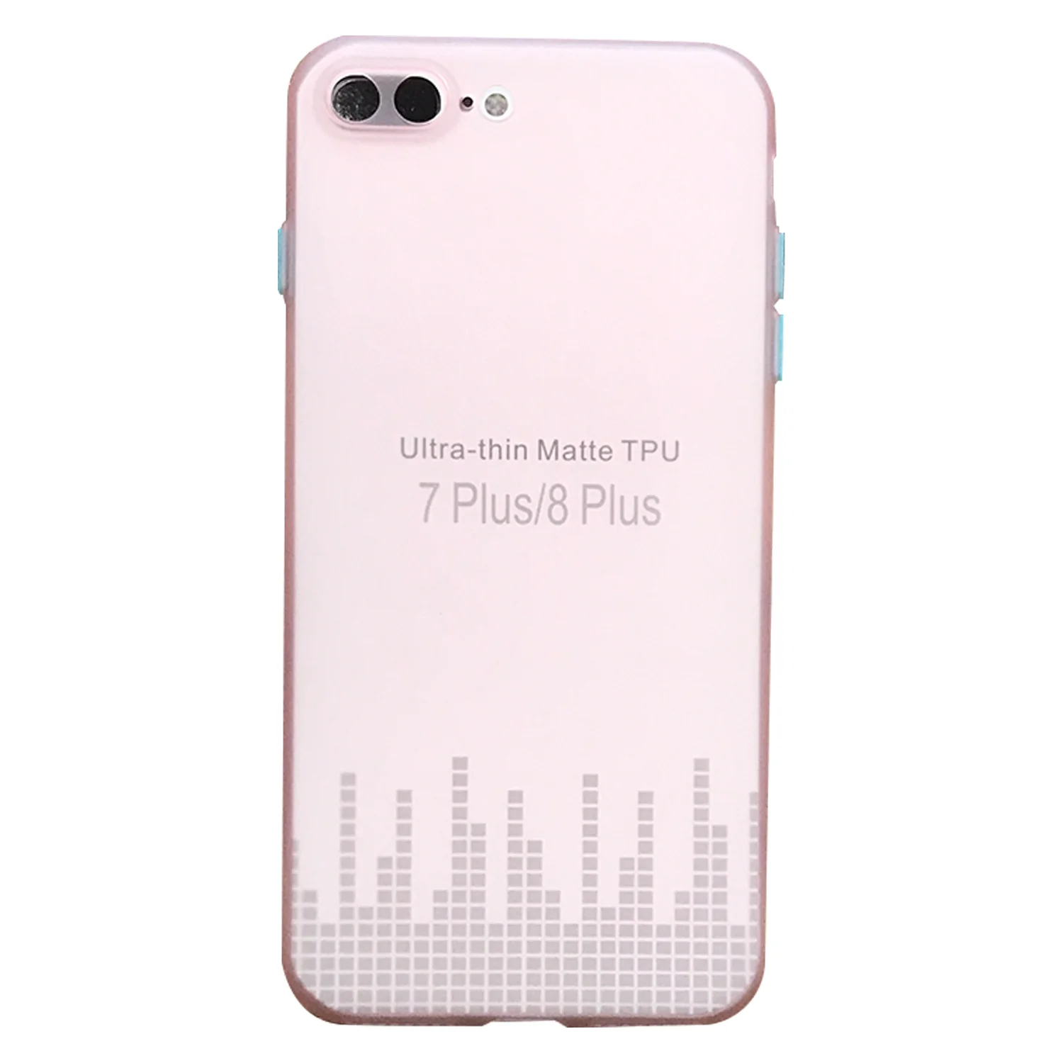 Nettech Apple iPhone 7 Plus Uyumlu Ultra Slim Arka Koruma Kılıf (Pembe) NT-87904