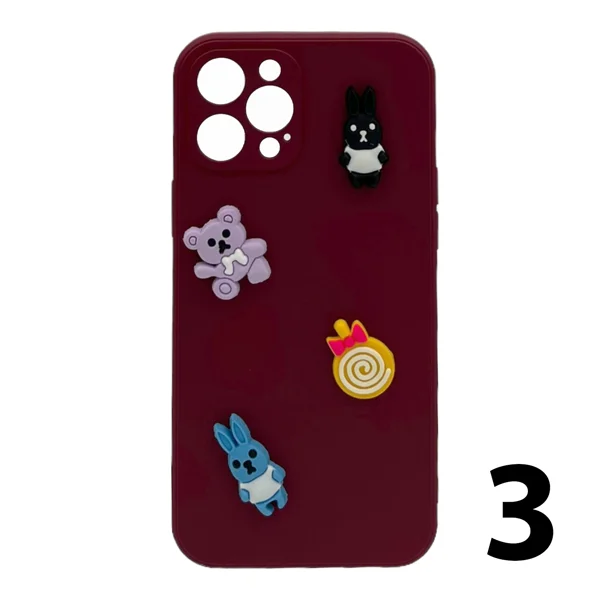 Nettech Apple iPhone 12 Pro Max Uyumlu Maskot Seri Arka Koruma Kılıf (Karışık Renk) NT-106232 - 3