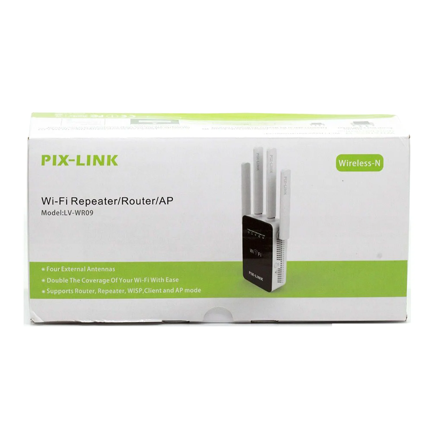 Pıx-Lınk Lv-Wr09 Kablosuz Sinyal Yükseltici Modem, Router (Beyaz) NT-80418