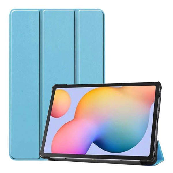 Galaxy Tab A7 Lite T225 Zore Smart Cover Standlı 1-1 Kılıf - Mavi - 1