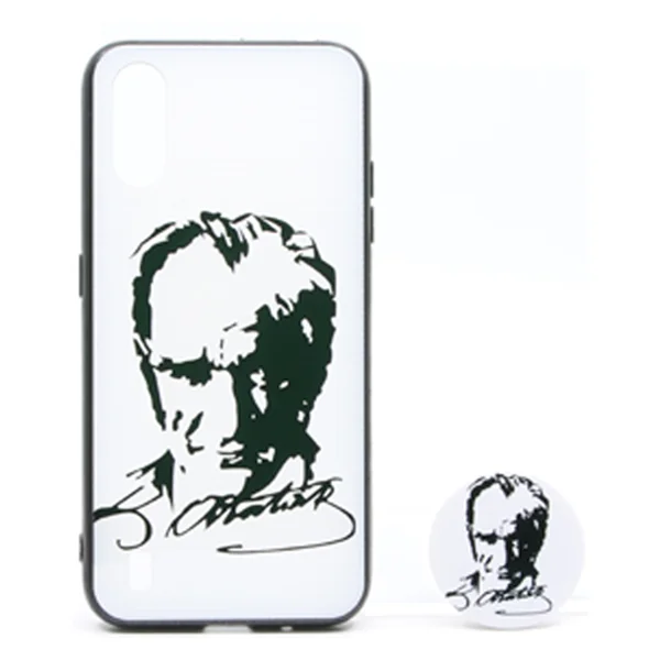 Nettech Samsung Galaxy A01 Uyumlu Desenli Popsocket Seri Arka Koruma Kılıf (Çeşitli Desen) NT-79702 - 4