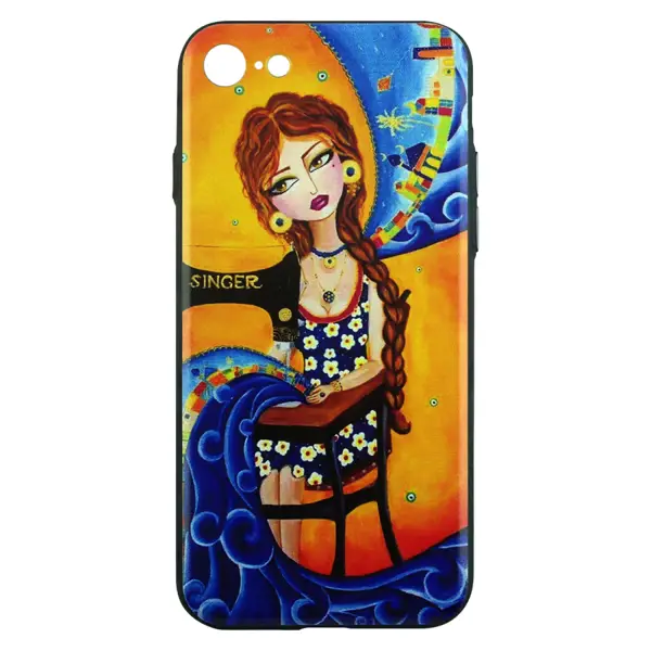 Nettech Apple iPhone 7 Uyumlu Desenli Seri Arka Koruma Kılıf (Karışık/Çok Renkli) NT-13404