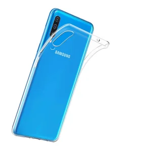Galaxy A50 Kılıf Zore Süper Silikon Kapak - Renksiz