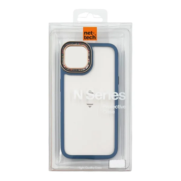 Nettech Apple iPhone 14 Uyumlu NT-N027 Diamond Arka Koruma Kılıf (Mavi) NT-106908 - 3