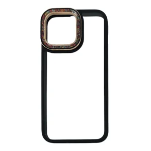 Nettech Apple iPhone 15 Pro Uyumlu NT-N027 Diamond Arka Koruma Kılıf (Siyah) NT-106940