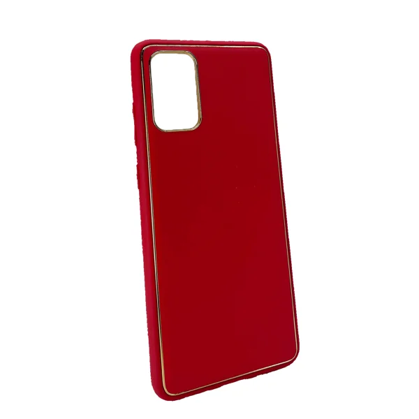 Nettech Samsung Galaxy S20 Ultra Uyumlu Coco Leather Seri Arka Koruma Kılıf (Kırmızı) NT-99824 - 2