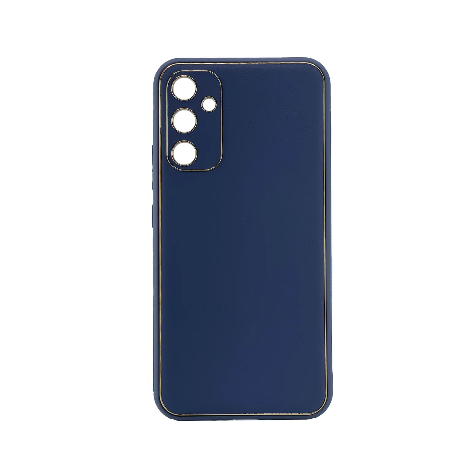 Nettech Samsung Galaxy S22 Plus Uyumlu Coco Leather Seri Arka Koruma Kılıf (Derin Mor) NT-99856