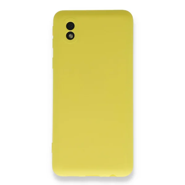 Nettech Samsung Galaxy A01 Core Uyumlu Nano Arka Koruma Kılıf (Sarı) NT-87259 - 1
