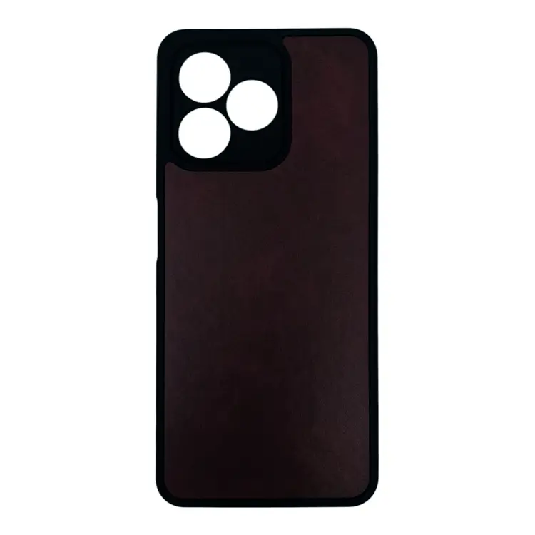 Nettech Realme Note 50 Uyumlu Suni Deri Arka Koruma Kılıf (Kahverengi) NT-111841