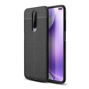 Nettech Xiaomi Redmi K30 Uyumlu Dikişli Seri Arka Koruma Kılıf (Siyah) NT-81790