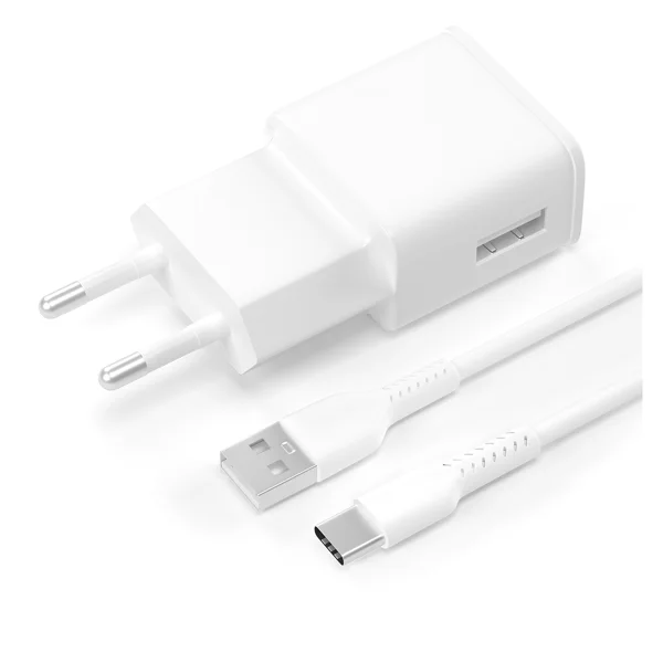 Teknonet TN-HCH02 10W 2100 mAh Type-C Kablo + Şarj Aleti (Beyaz) NT-92558 - 1