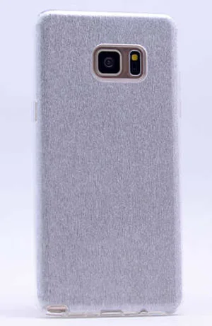 Galaxy S7 Kılıf Zore Shining Silikon - Gümüş