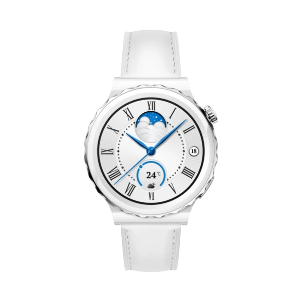 Huawei Watch GT3 Pro - Seramik - 46mm - GPS - Beyaz - 2
