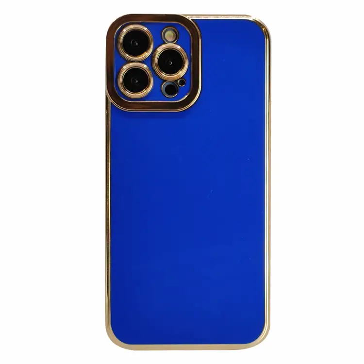 Nettech Apple iPhone 13 Pro Max Uyumlu Lüx Soft Seri Arka Koruma Kılıf (Mavi) NT-97138
