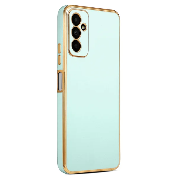 Galaxy M13 Kılıf Zore Bark Kapak - Mavi Açık - 1