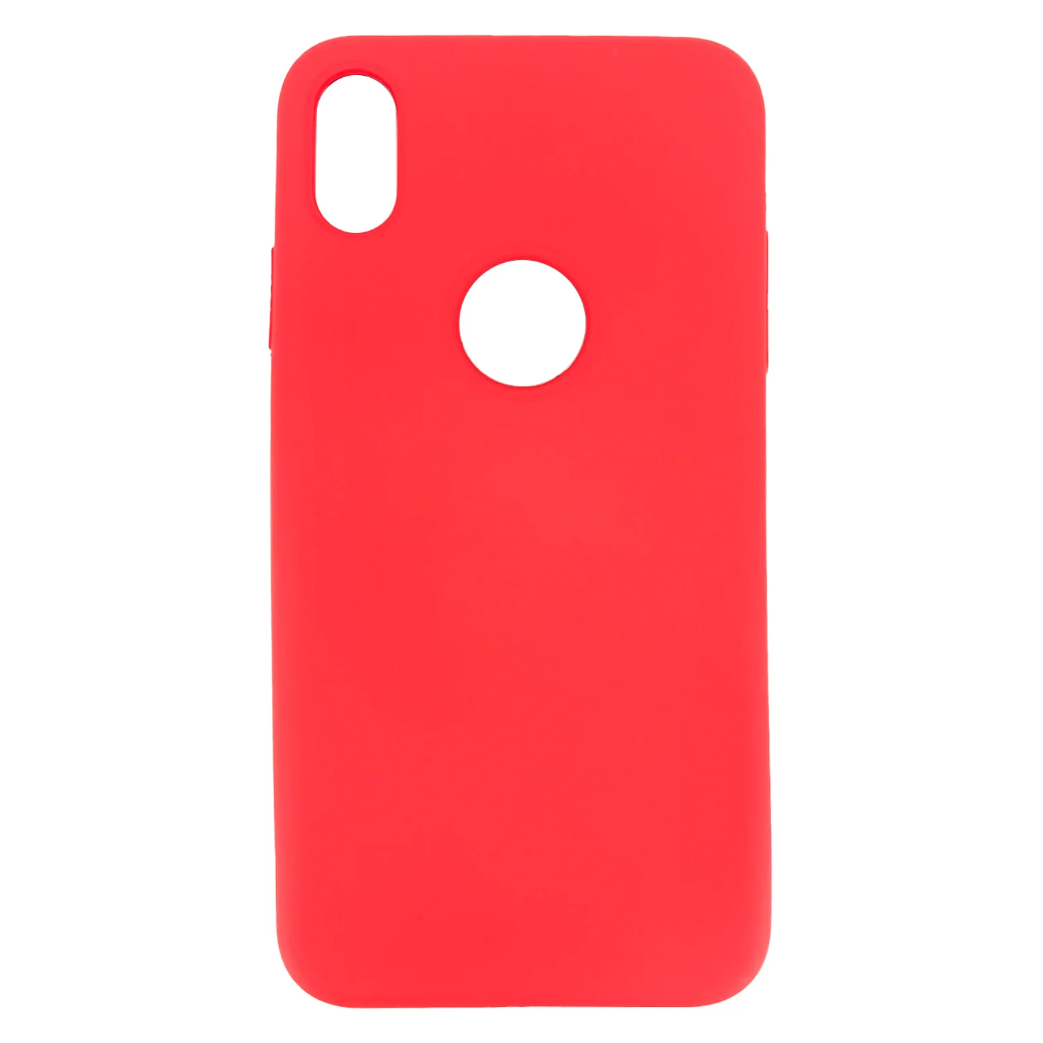 Okoz Apple iPhone XS Max Uyumlu Arka Koruma Kılıf (Kırmızı) NT-83418