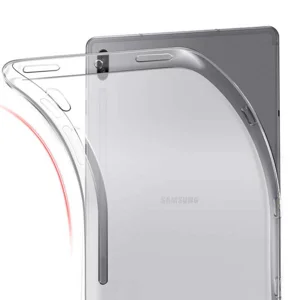 Galaxy Tab S7 Plus T970 Kılıf Zore Tablet Süper Silikon Kapak - Renksiz