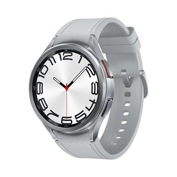 Samsung Galaxy Watch 6 Classic - Alüminyum - 47 mm - Bluetooth Wi-Fi - Gümüş - 1