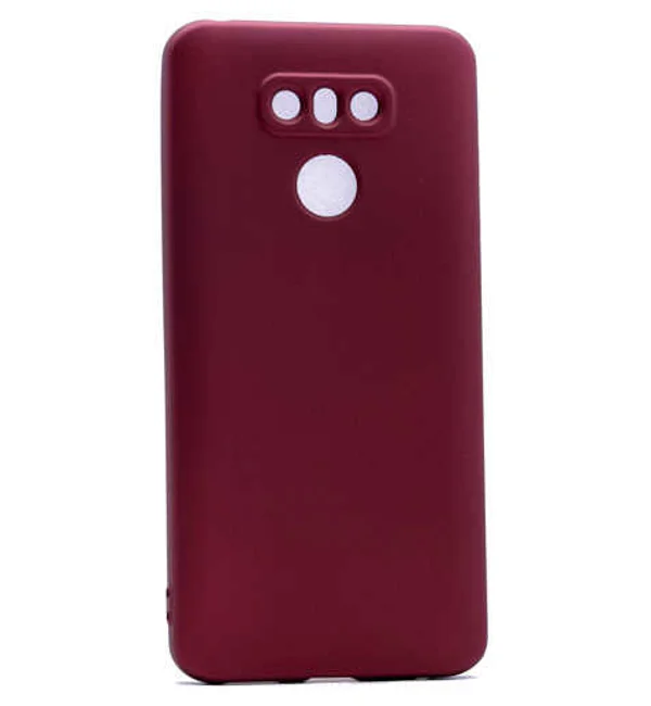 LG G6 Kılıf Zore Premier Silikon Kapak - Bordo