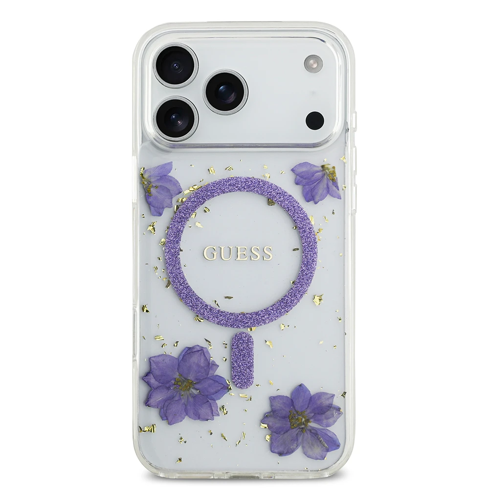 apple iphone 17 pro max uyumlu çiçek desenli magsefe kılıf