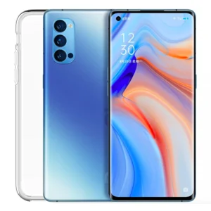 Nettech Oppo Reno 4 Uyumlu Lüx Seri Arka Koruma Kılıf (Şeffaf) NT-80249