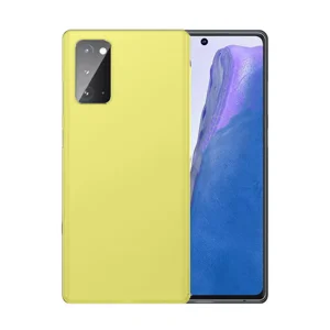 Nettech Samsung Galaxy Note 20 Uyumlu Nano Arka Koruma Kılıf (Sarı) NT-82658