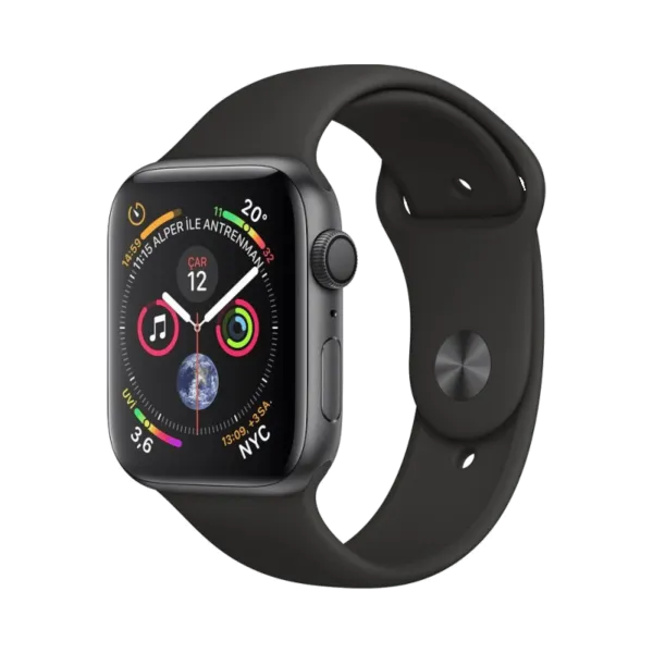 Apple Watch Series 4 - Alüminyum - 44mm - GPS - Gece yarısı