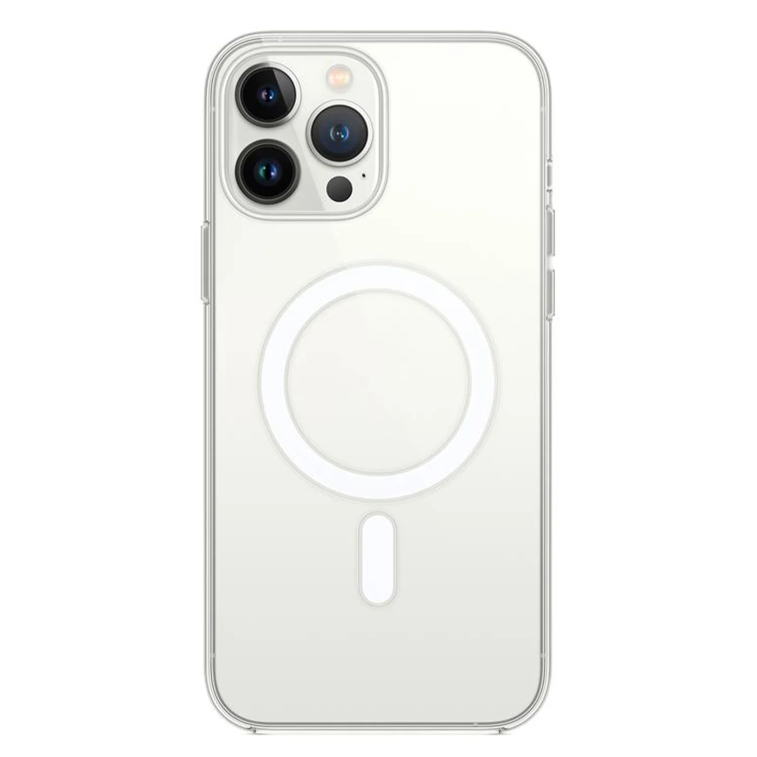 Nettech Apple iPhone 13 Pro Max Uyumlu MagSafe Kamera Korumalı Arka Koruma Kılıf (Şeffaf) NT-91689
